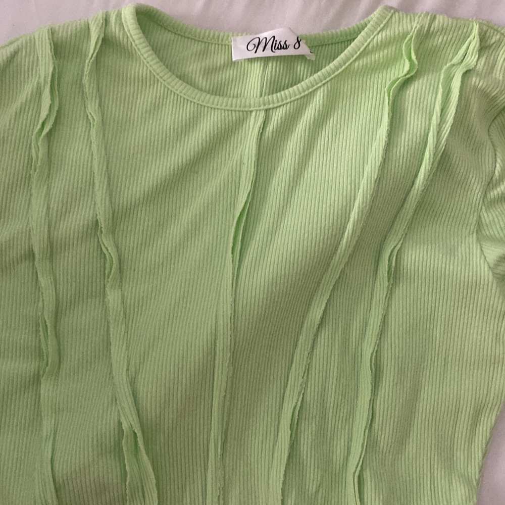 Light Green Mini Dress - Picture 2 of 4